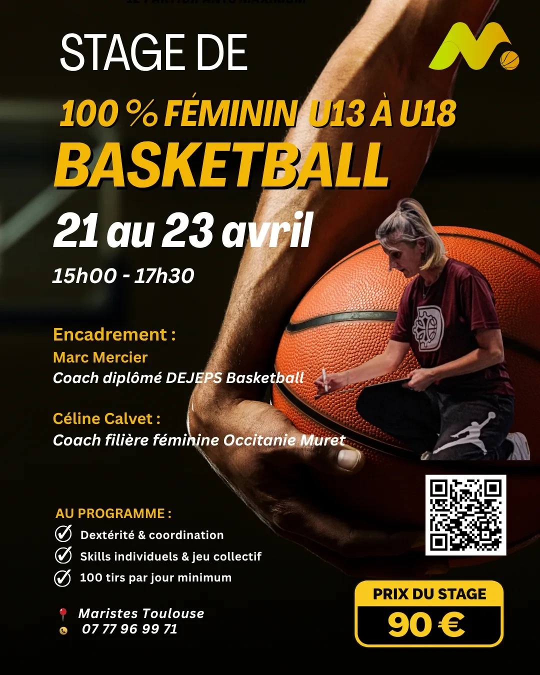 Stage de basketball 100 % féminin